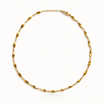 Collana Vento di Luce in Acciaio 316L, anallergica e non annerisce