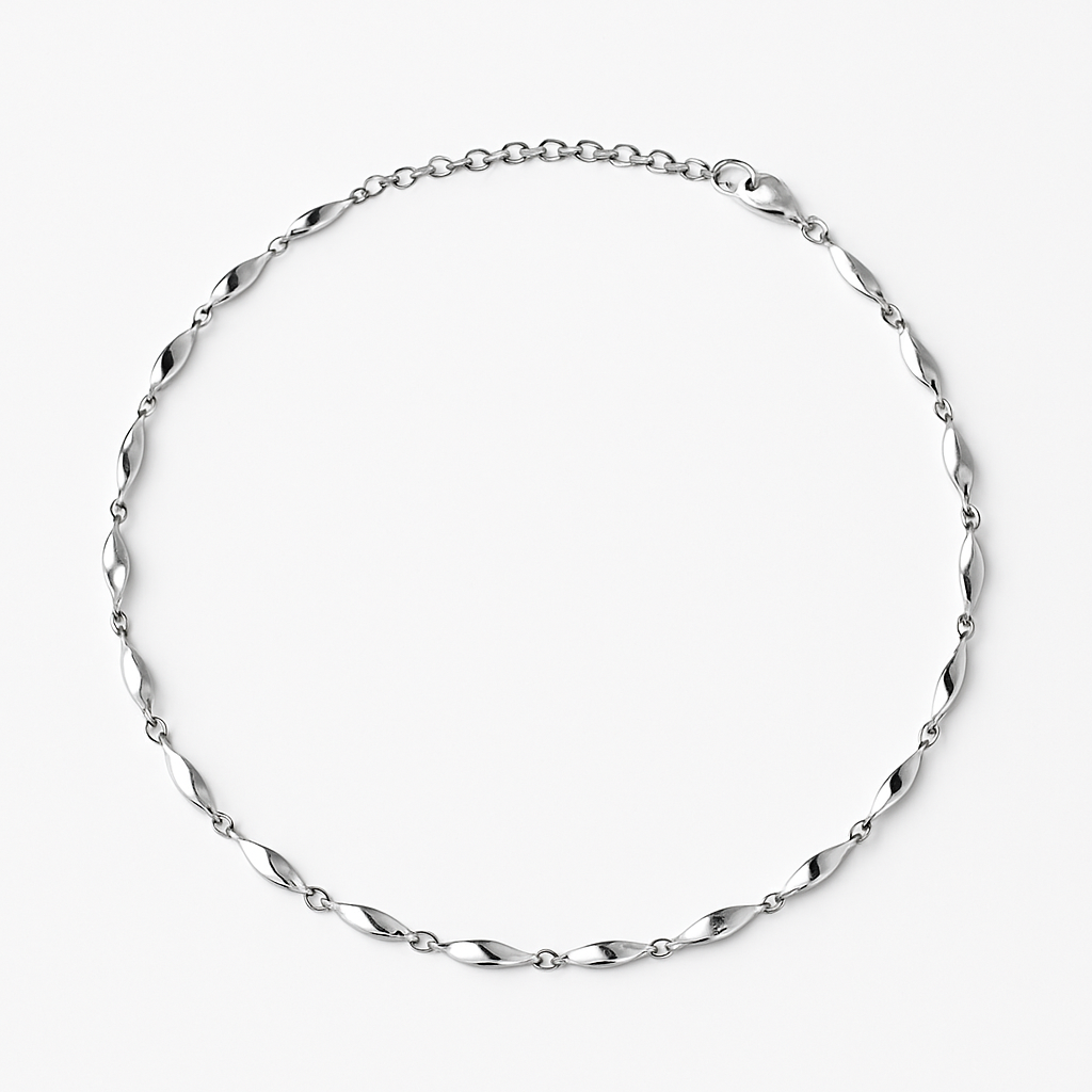 Collana Vento di Luce in Acciaio 316L, anallergica e non annerisce