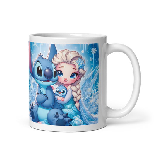Tazza Elsa & Stitch – Magia e Dolcezza in Ogni Sorso!